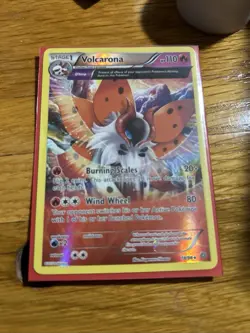 Pokemon TCG Volcarona 18/98 Ancient Origins Reverse Holo Rare NM/M - Image 1