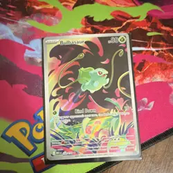 Pokemon Bulbasaur MEGA Holo Illustration Rare 133/132 Me01 80 HP Bind Down - Image 1