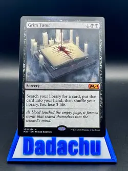 MTG Grim Tutor M21 #103 Reg Mythic Card NM Condition - Image 1