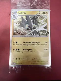 Sealed Pokemon Luxray 028/088 Perfect Order Best Buy Stamped Promo NM Mint - Image 1