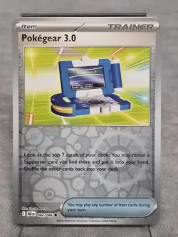 Pokegear 3.0 - 84/86 - Reverse Holo - Pokemon Black Bolt - NM - Image 1