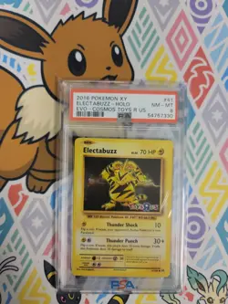 Electabuzz PSA 8 41/108 Holo ToysRus Promo MINT Pokemon XY Evolutions Cosmos - Image 1