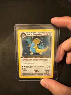Dark Dragonite 1st Edition 5/82 Team Rocket (2000) HOLO Pokemon - Image 1