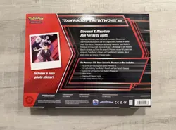 Pokemon TCG Team Rocket's Mewtwo ex Box Promo Oversize Sticker Boosters English - Image 2