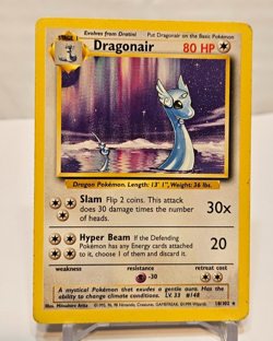 Dragonair 18/102 Rare Unlimited Base Set Pokemon 1459 - Image 1