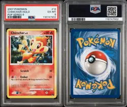 2007 POKEMON POP SERIES 6 14 CHIMCHAR-HOLO PSA 6 EXCELLENT-MINT - Image 3