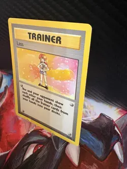 1999 Pokemon Base Set Lass 75/102 WOTC Trainer LP Vintage Unlimited Non-Holo - Image 3