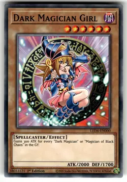 Dark Magician Girl Common LED6-EN000 Legendary Duelists: Magical Hero LP - Image 1