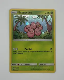 Exeggcute Black Star Promo Holo Pokemon TCG Card Sun & Moon SM119 LP - Image 1