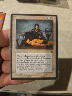 MTG H9melands LEECHES EX/NM Rare Never Played - Image 1