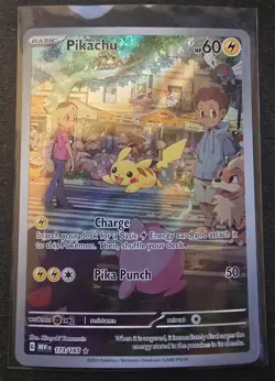 Pokemon TCG Pikachu IR 173/165 Sv: Scarlet & Violet 151 Illustration Rare Holo - Image 1