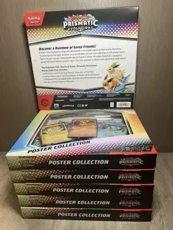 [Lot Of 6] Prismatic Evolutions Poster Collection Pokemon SV8.5 Factory Sealed - Image 2