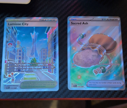 Pokemon TCG Perfect Order Trainer Foil Full Art Lot 2: Lumiose City/Sacred Ash - Image 1