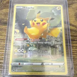 Pokemon Pikachu GG30/GG70 Crown Zenith: Galarian Gallery Holo 60 HP 2023 - Image 1