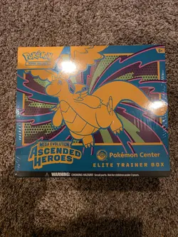 New Pokemon Center Ascended Heroes Elite Trainer Box ETB w/small tear in plastic - Image 1