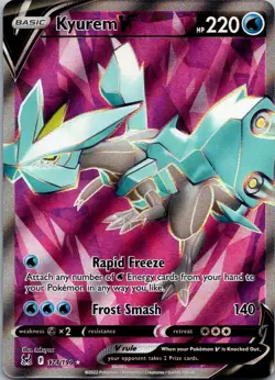 Kyurem V 174/196 Ultra Rare Lost Origin Pokemon Near Mint - Image 1
