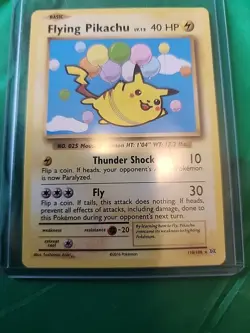 Flying Pikachu 110/108 Secret Rare Pokemon XY - Evolutions - Image 3
