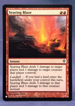 Searing Blaze (WWK) - MTG - The List - Excellent NM - Image 1