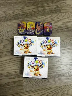 Pokemon TCG Prismatic Evolutions Elite Trainer Box -EMPTY with accessories 3x - Image 1