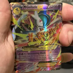 Pokemon M Gallade EX Ultra Rare Full Art Holo Mega Roaring Skies 35/108 - Image 1