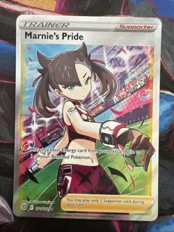 Pokemon TCG Marnie's Pride Full Art Holo Ultra Rare Brilliant Stars 171/172 - Image 1