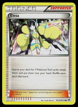 Pokemon Elesa Legendary Treasures: Radiant Collection RC20/RC25 Common Holo - Image 1
