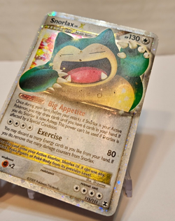 Snorlax LV.X 111/111 Ultra Rare Platinum: Rising Rivals Pokemon 1689 DAMAGED - Image 3