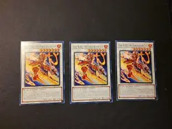 x3 Gaia Blaze, the Force of the Sun DUNE-EN042 Common YuGiOh - Image 1