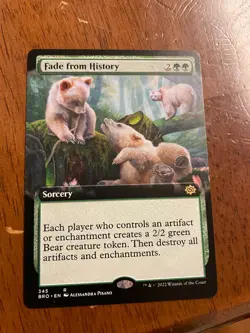 Fade from History (Extended Art) [The Brothers' War] - MTG Magic Card - NM - Image 1