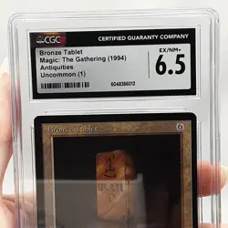 MTG - Antiquities - Bronze Tablet - Graded - CGC 6.5 - Vintage - Image 4