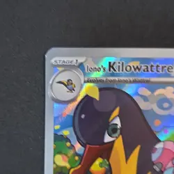 Pokemon Iono's Kilowattrel 163/159 Sv09 Illustration Rare Holo Card - Image 2