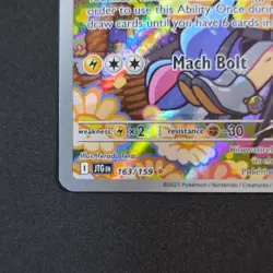 Pokemon Iono's Kilowattrel 163/159 Sv09 Illustration Rare Holo Card - Image 3