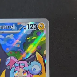 Pokemon Iono's Kilowattrel 163/159 Sv09 Illustration Rare Holo Card - Image 5