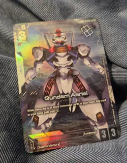 Gundam Aerial GD01-070 R+ NM Store Tournament Winner Gundam Card Game Promo - Image 1