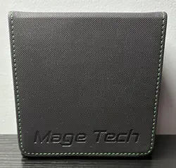 Mage Tech Card Deck Box For MTG Commander-Black & Green - Image 1
