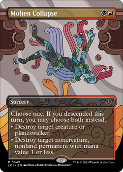 Molten Collapse (Borderless) The Lost Caverns of Ixalan NM Rare CARD ABUGames - Image 1