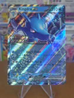 Pokemon TCG Shrouded Fable Kingdra Card 012/064 EX - STAMPED PROMO - Image 1