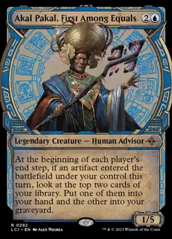 Akal Pakal, First Among Equals (Showcase) FOIL The Lost Caverns of Ixalan NM - Image 1