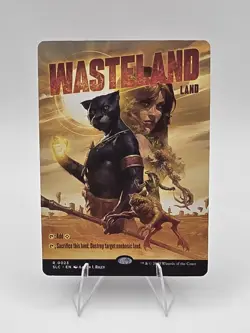 MtG SLC Wasteland #23 Borderless Encyclopedia Countdown Secret Lair - Image 1