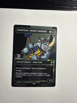MTG TMNT Teenage Mutant Ninja Turtles Rocksteady, Mutant Marauder SURGE FOIL - Image 1