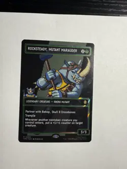 MTG TMNT Teenage Mutant Ninja Turtles Rocksteady, Mutant Marauder SURGE FOIL - Image 4