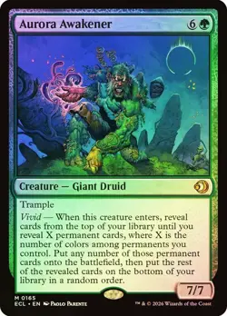 Aurora Awakener Foil Lorwyn Eclipsed NM MTG - Image 1