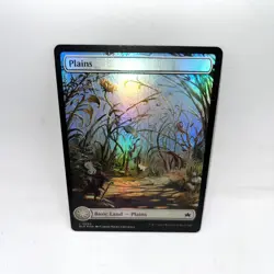 Plains (0262) 262 Land Bloomburrow Magic: The Gathering Foil Lightly Played - Image 1