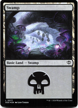 Swamp (277) - FOIL - [Secrets of Strixhaven] MTG SOS NM ⚪ - Image 2