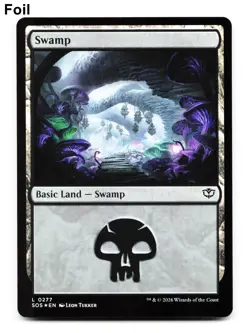 Swamp (277) - FOIL - [Secrets of Strixhaven] MTG SOS NM ⚪ - Image 4