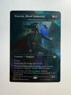 Dracula, Blood Immortal - Falkenrath Forebear 334 MTG Innistrad Crimson:Vow Foil - Image 1