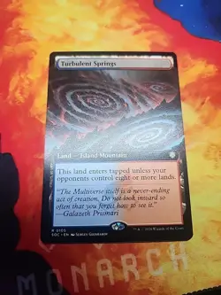Turbulent Springs (Extended Art) - Commander: Secrets of Strixhaven (SOC) - NM - Image 1