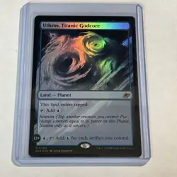 Uthros, Titanic Godcore FOIL 260 Edge of Eternities EOE MTG Mythic Unplayed Mint - Image 1