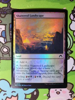 Shattered Landscape Modern Horizons 3 Foil Magic Gathering MTG MH3 - Image 1