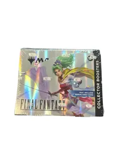 MTG Final Fantasy Collector Booster Box Sealed 12 Packs READ Minor Damage - Image 1